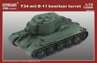 T34 mit D-11 howitzer turret