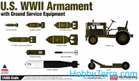 US WWII Armament with ground service equipment