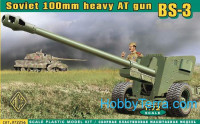 BS-3 WWII Soviet 100mm heavy anti-tank gun