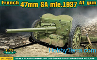 S.A. mle 1937 French 47mm anti-tank gun
