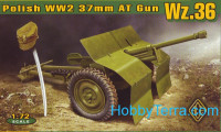 Wz.36 Polish WW2 37mm anti-tank gun