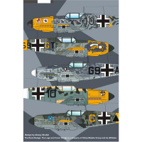 Authentic Decal  3203 WWII Luftwaffe Bf.109E, Luftwaffe Experts