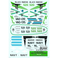 Decal for Modern US NAVY EA-18G Growler VAQ-135 “Black Ravens”