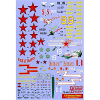 Decal 1/72 for A-20 Bostons/Havocs In the Russian Sky
