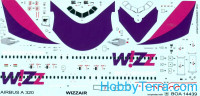 Decal 1/144 for Airbus A-320 (Wizzair)