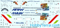 Decal 1/144 for Boeing 737-600 