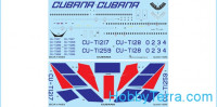 Decal 1/144 for IL-62M Cubana