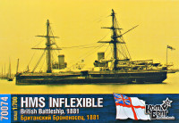 HMS Inflexible Battleship, 1881