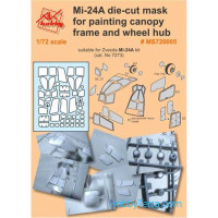 Painting masks for Mi-24A, for Zvezda 7273 kit