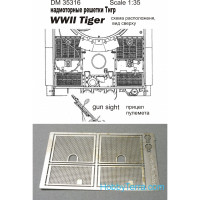Grilles 1/35 for Tiger, WWII