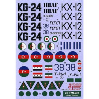 Decal 1/48 for Su-24M/MR Fencer D/E "Islamic Fencers"