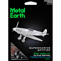 3D metal puzzle. Supermarine Spitfire