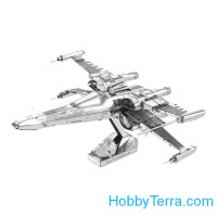 3D metal puzzle. Poe Dameron's X-wing Fighter