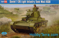 Soviet T-26 light infantry tank mod.1938