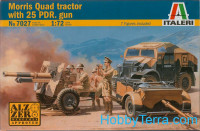 Morris quad tractor with 25 pdr. gun