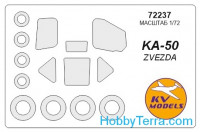 Mask 1/72 for Kamov Ka-50 and wheels masks, for Zvezda kit