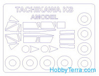 Mask 1/72 for Tachikawa KS/KKY-2 and wheels masks, for Amodel kit