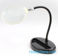 Desktop magnifier on a flexible stand (small)