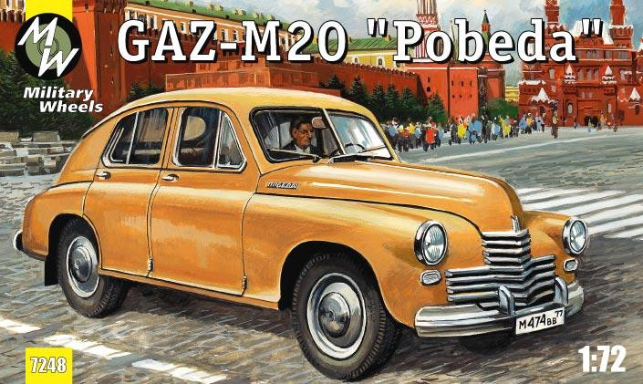 GAZM20 Pobeda Soviet car Military Wheels 7248 HobbyTerracom