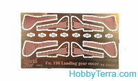 Photo-etched set 1/72 for Focke Wulf Fw.190, landing gear cover