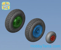 Wheels set 1/72 for Mi-2 Soviet helicopter, No Mask series