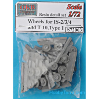 Wheels set 1/72 for IS-2/3/4 and T-10, type 1