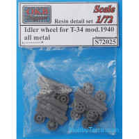 Idler wheels 1/72 for T-34 mod.1940