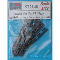 Tracks 1/72 for Pz.VI Tiger I, middle, single links (48 per set)