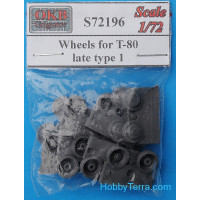 Wheels 1/72 for T-80, late, type 1