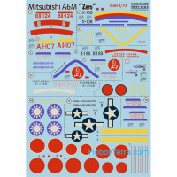 Decal 1/72 for A6M Zero