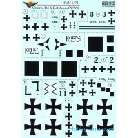 Decal 1/72 for Albatros D.I & D.II Aces of WWI