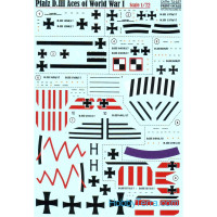 Decal 1/72 for Pfalz D.III, Aces of World War I