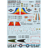 Decal 1/72 for T-33 