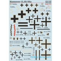Decal 1/72 for Hannover CL.lll/llla