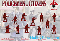 Red Box  72037 Policemen and citizens