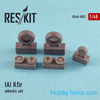 Wheels set 1/48 for IAI Kfir, for AMK kit