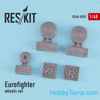 Wheels set 1/48 for Eurofighter Typhoon, for Italeri/Revell kit
