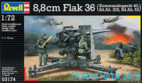 88mm Flak 36 and Sd.Ah 202
