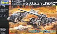 21cm Mörser 18 or 17cm Kanone 18 & Sd.Kfz.9 Famo