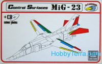 Detailing set 1/72 MiG-23 Control Surfaces