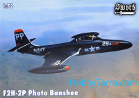 McDonnell F2H-2P photo Banshee (2x decals, PE parts)