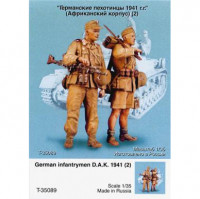 German infantrymen D.A.K. 1941. Two figures.