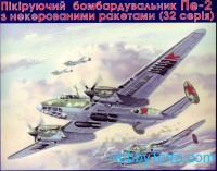 Pe-2 Soviet dive bomber with unguided rockets (serie 32)