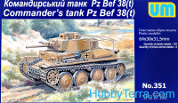 Pz. Bef. 38(t) WWII German commander's tank