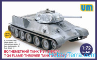 T-34 flame-throwing tank with FOG-1