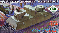 Motorized armored railcar D-3
