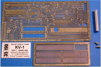 Photo-etched set 1/35 for KV-1 Vol.1 - basic set, for Trumpeter kit