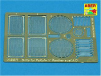 Photo-etched set 1/35 grilles for Panther Ausf.A/D