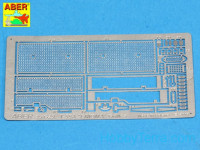 Aber  35-G29 Grilles for Russian Tank T-55A, ENIGMA, for Tamiya kit