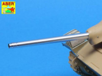 German early 75mm Pak39 L/48 barrel for Hetzer, for Tamiya